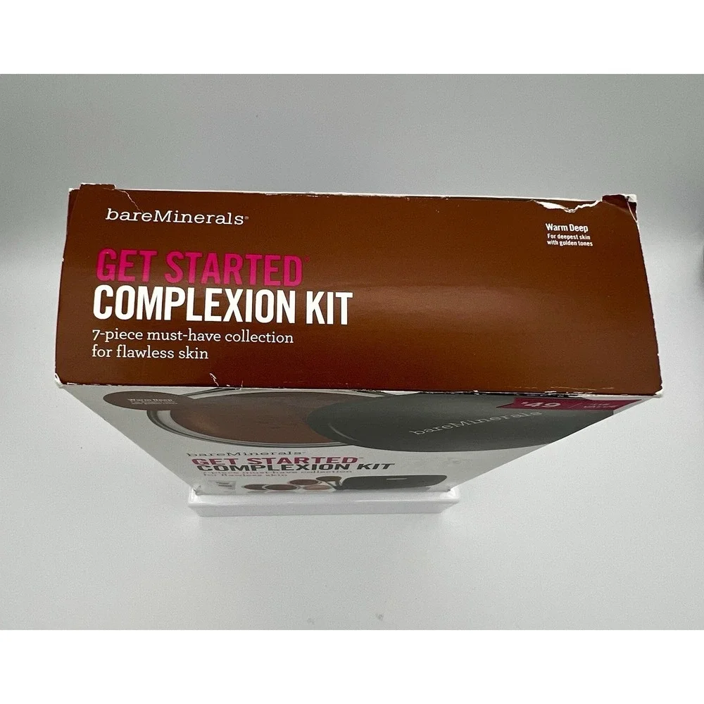 Bare Minerals Get‎ Started Complexion Kit Warm Deep 7 Piece New All Sealed